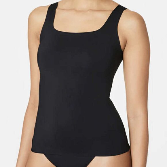 NWT SPANX Supersmooth Essential Tank Top Shapewear Very Black M - Picture 3 of 6